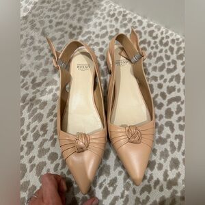 Francesco Russo ( French) neutral color flat shoe